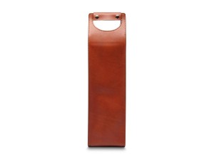 Bosca Single Wine Bottle Case Brown | FAUUI19904