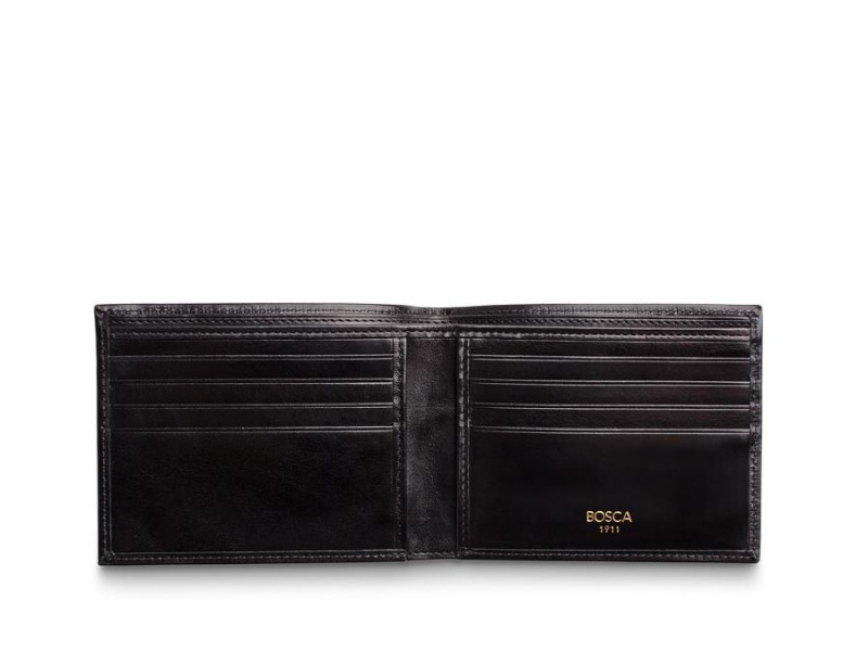 Bosca 8 Pocket Wallet Black | BAUSO26776
