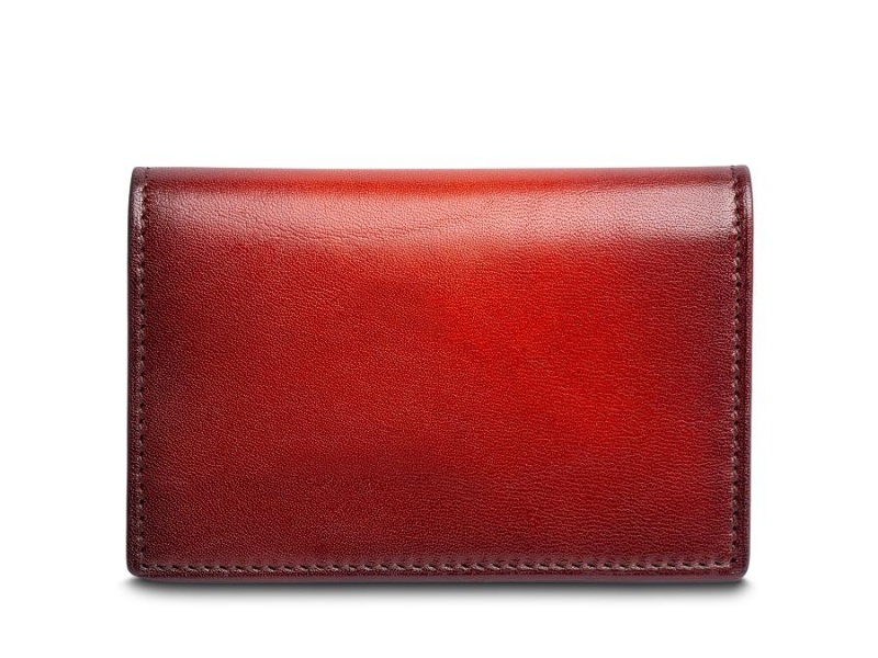 Bosca Calling Card Case Red | SAUVO87052