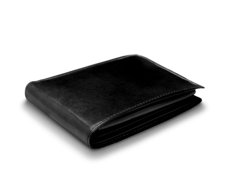 Bosca Credit Wallet with I.D. Passcase Black | AUCVG53099
