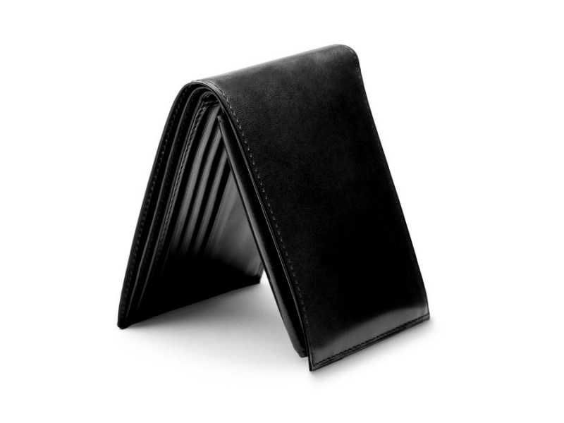 Bosca Credit Wallet with I.D. Passcase Black | AUCVG53099