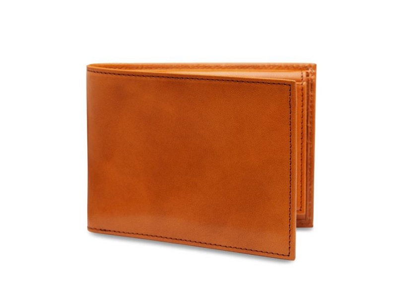 Bosca Credit Wallet with I.D. Passcase -Saddle- Brown | AUCVG74061