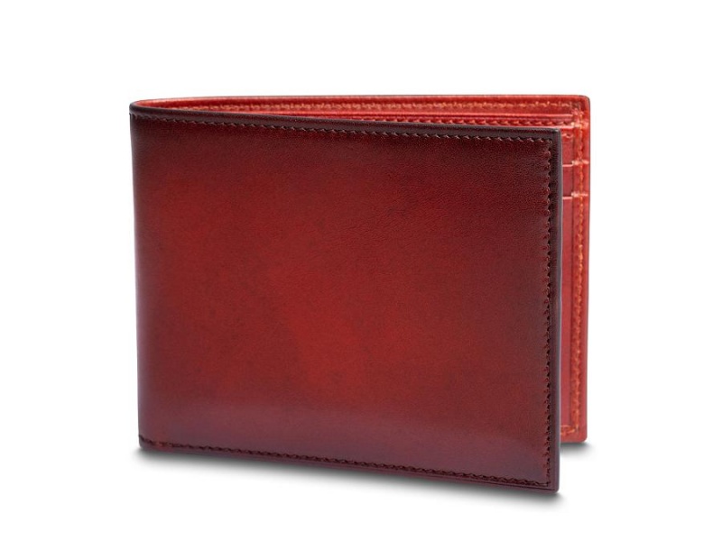 Bosca Executive ID Bifold Dark Red | EAUHC27398