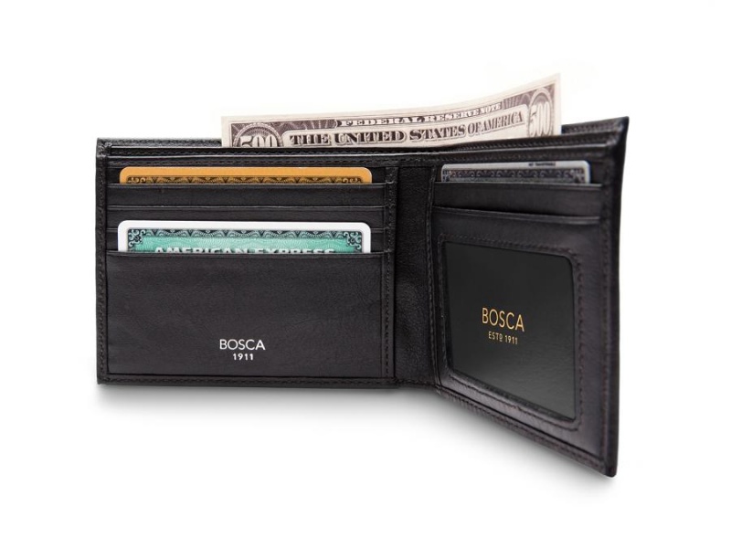 Bosca Executive I.D. Wallet Black | SAUNY45132