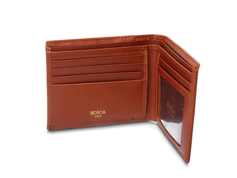 Bosca Executive I.D. Wallet Brown | DAUKV75455