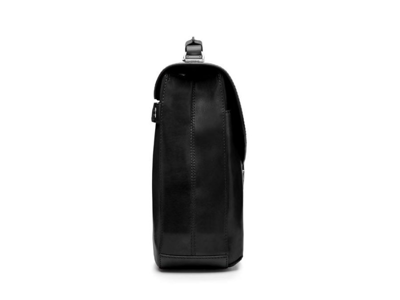 Bosca Flapover Briefcase Black | LAUSX12248
