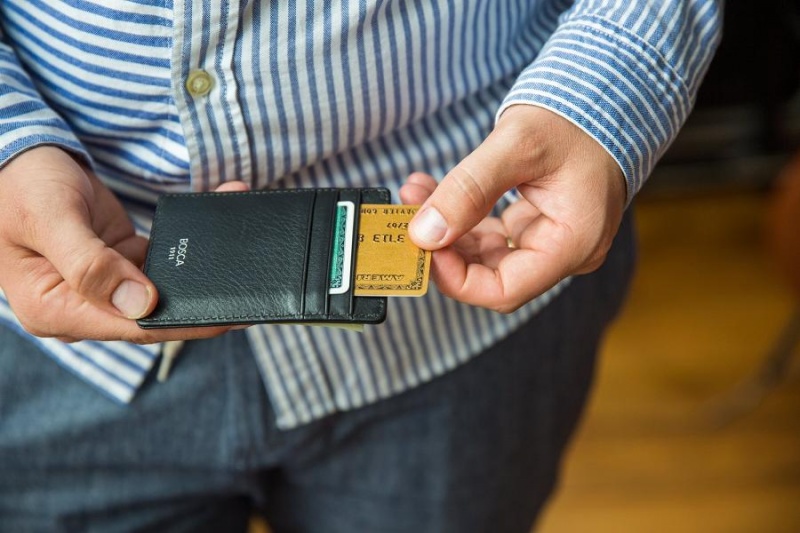 Bosca Front Pocket Wallet Black | AUZPD34628