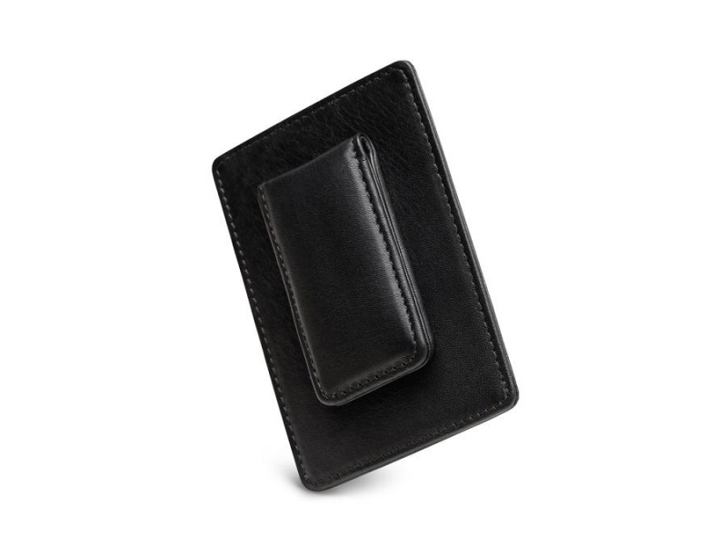 Bosca Front Pocket Wallet Black | AUZPD34628