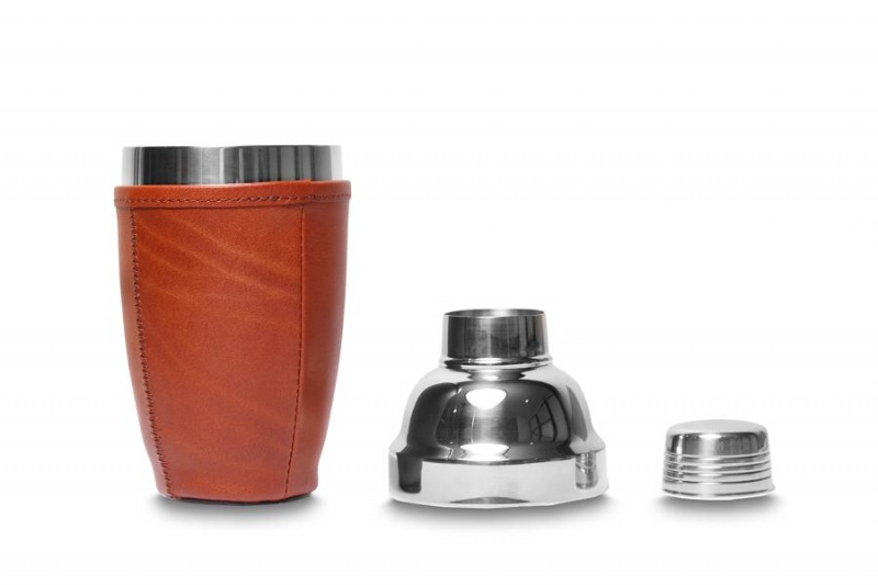Bosca Hollywood Cocktail Shaker Brown | AUZPD48834