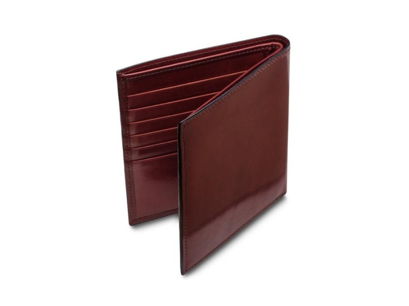 Bosca Italia 12 Pocket Wallet Dark Red | QAUWA20353