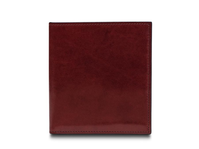 Bosca Italia 12 Pocket Wallet Dark Red | QAUWA20353