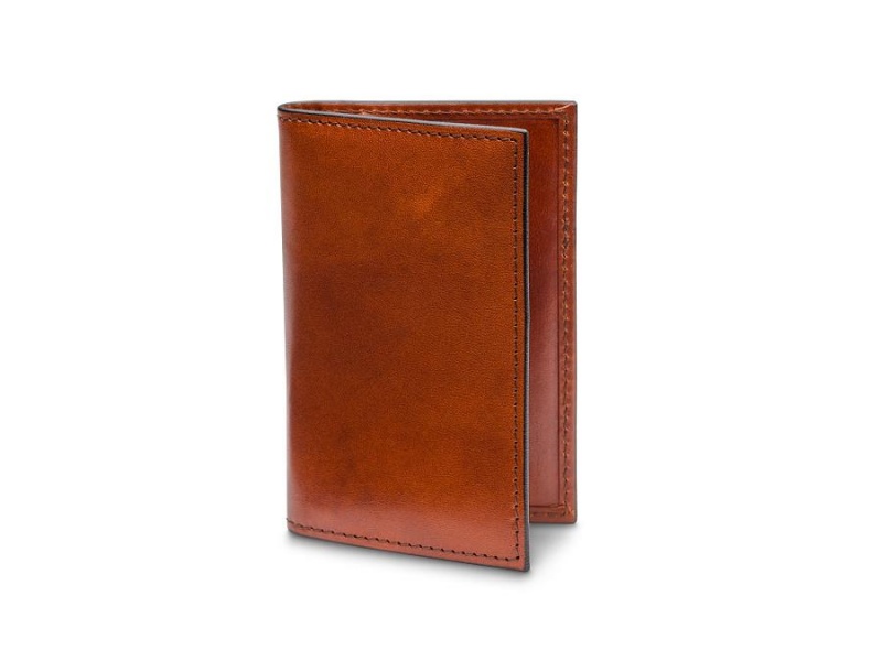 Bosca Italia Calling Card Case Brown | AUZDE85566
