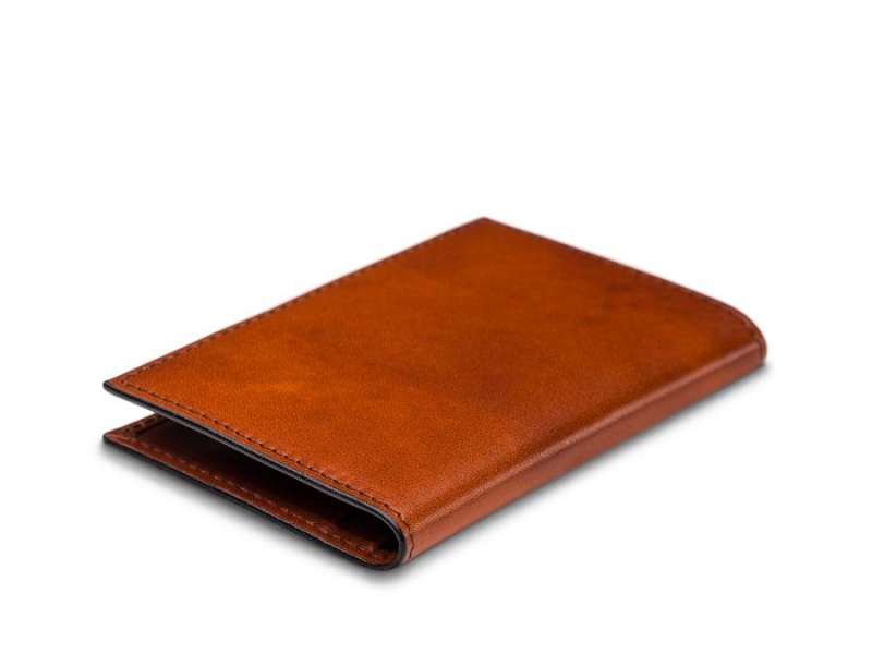 Bosca Italia Calling Card Case Brown | AUZDE85566