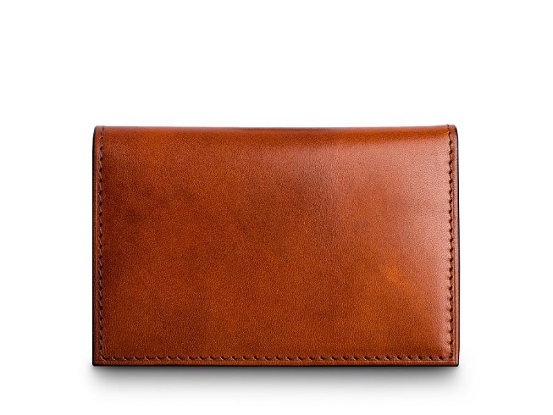 Bosca Italia Calling Card Case Brown | AUZDE85566