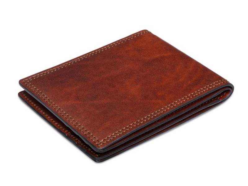 Bosca Italia Dolce Small Bifold Wallet Brown | AUEGJ14355