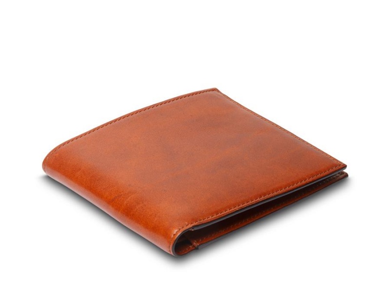 Bosca Italia Euro Size Credit Wallet w/I.D. Passcase - RFID Brown | AUCIF91547