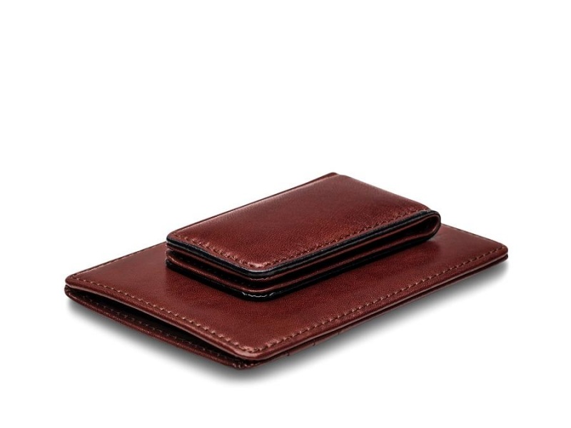Bosca Italia Front Pocket Wallet Brown | PAUQX65233