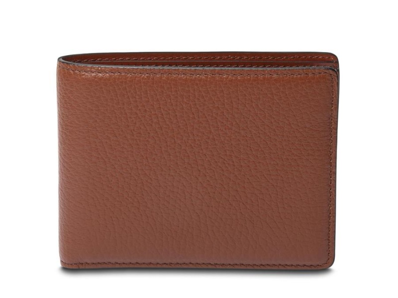 Bosca Italia Slim 10 Pocket Flip I.D. Bifold Brown | AUQAV90788