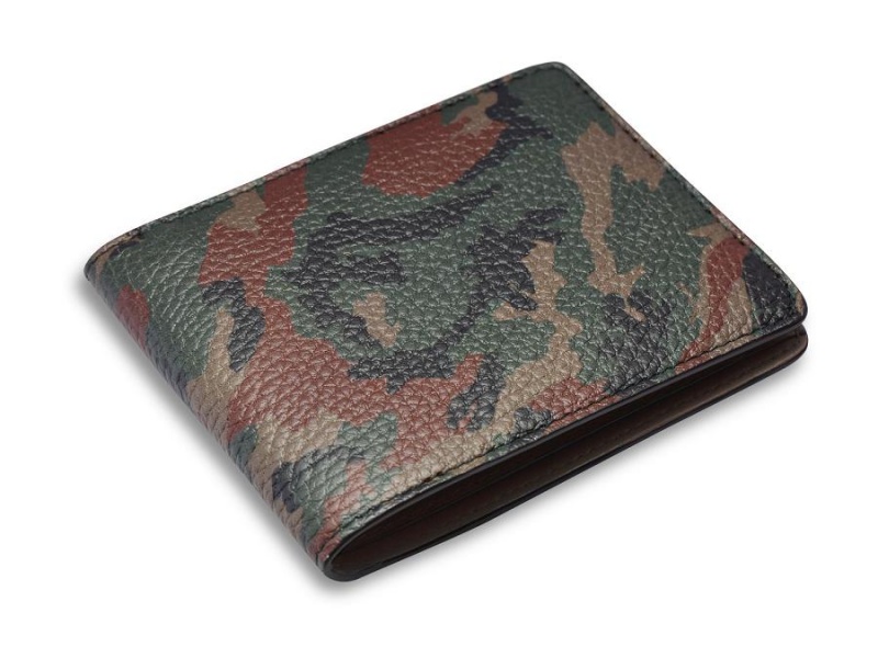 Bosca Italia Slim 8 Slot Pocket Wallet Camo | FAUUI61234