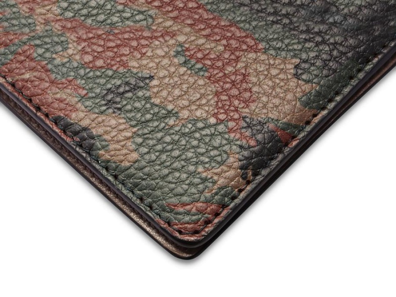 Bosca Italia Slim 8 Slot Pocket Wallet Camo | FAUUI61234