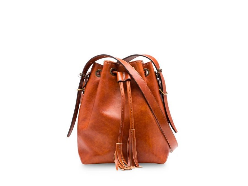 Bosca Mini Bucket Bag Brown | LAUTR86228