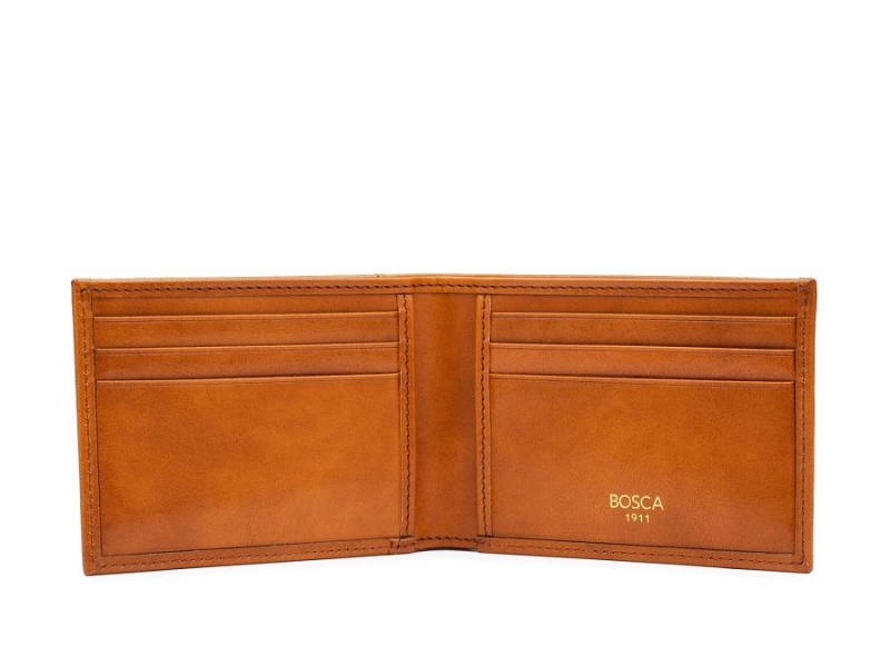 Bosca Small Bifold Wallet Yellow | TAUPQ46615