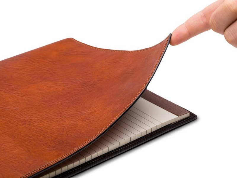 Bosca Soft Cover Portfolio Brown | QAUWA36859