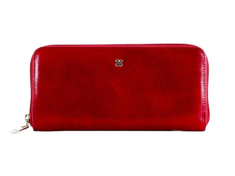 Bosca Zip Around Wallet Red | GAUUC28238